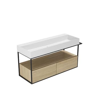 Mobile Sospeso in Metallo con Cassettoni 130 CM