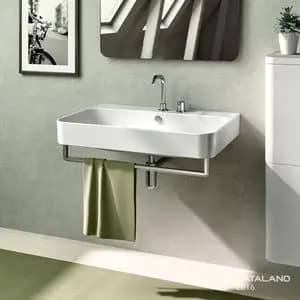 Lavabo 60X50 Green Installazione sospesa, semincasso o mobile