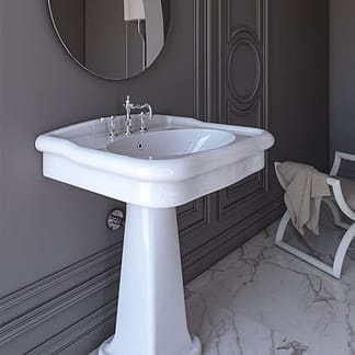 Lavabo CLASSIC con colonna