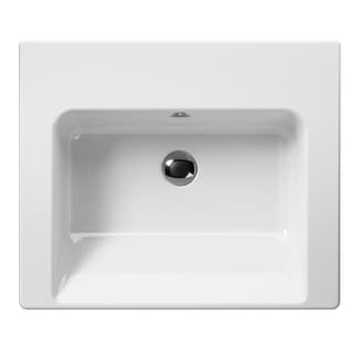 Lavabo GSI NORM sospeso o incasso 60x50 da sopra