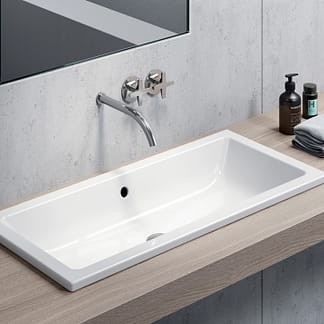 Lavabo Semincasso QUADRO 80x37
