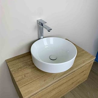 Lavabo appoggio GSI PURA cm 42