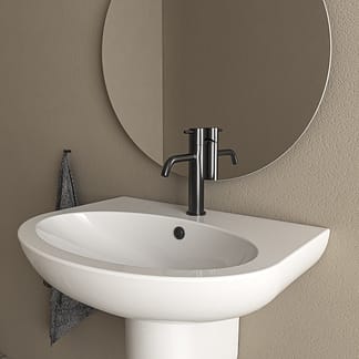 Lavabo free 65 su semicolonna di Arcadia