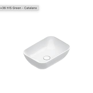 Lavabo sospeso 50X36 Green CATALANO