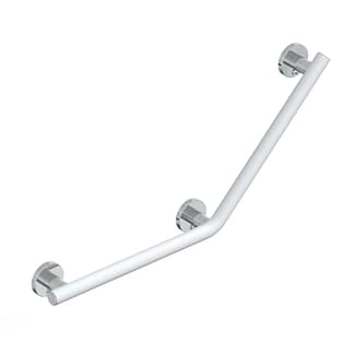 Maniglione di sicurezza per bagno disabili 45 gradi 3 attacchi