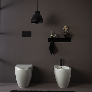 Wc/Bidet a terra rimless BLUM