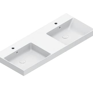 Lavabo DOPPIO 125×50 ZERO CATALANO