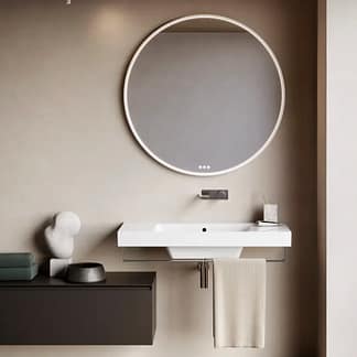 Lavabo vasca al centro 100×50 Zero