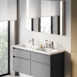 Lavabo DOPPIO 120×46 ALVEA CATALANO