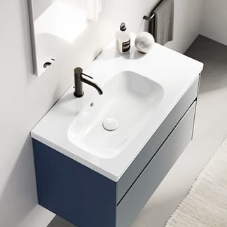 Lavabo vasca sx 80×46 Alvea