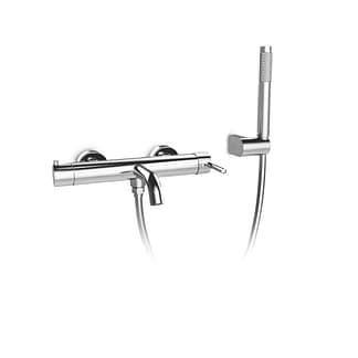 Miscelatore esterno per vasca con kit doccia Serie VICO CROMO
