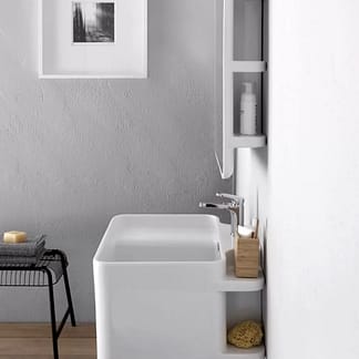 Lavabo Anfibio sospeso monoforo 60x50