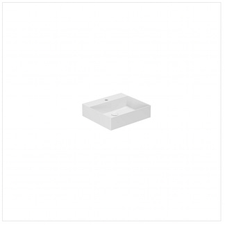 Lavabo Appoggio/sospeso 50x45 cm Elegance Squared monoforo