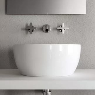 Lavabo Circle da appoggio 30x30 cm