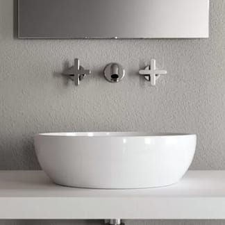 Lavabo da appoggio 40 cm Elegance Circle