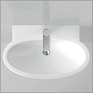 Lavabo sospeso 55x47 cm Comoda